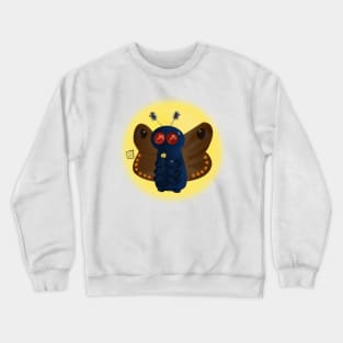 Moth man says hello Crewneck Sweatshirt